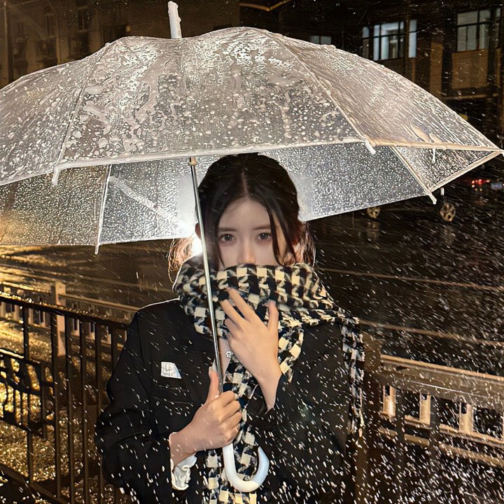戴流苏耳环的少女
